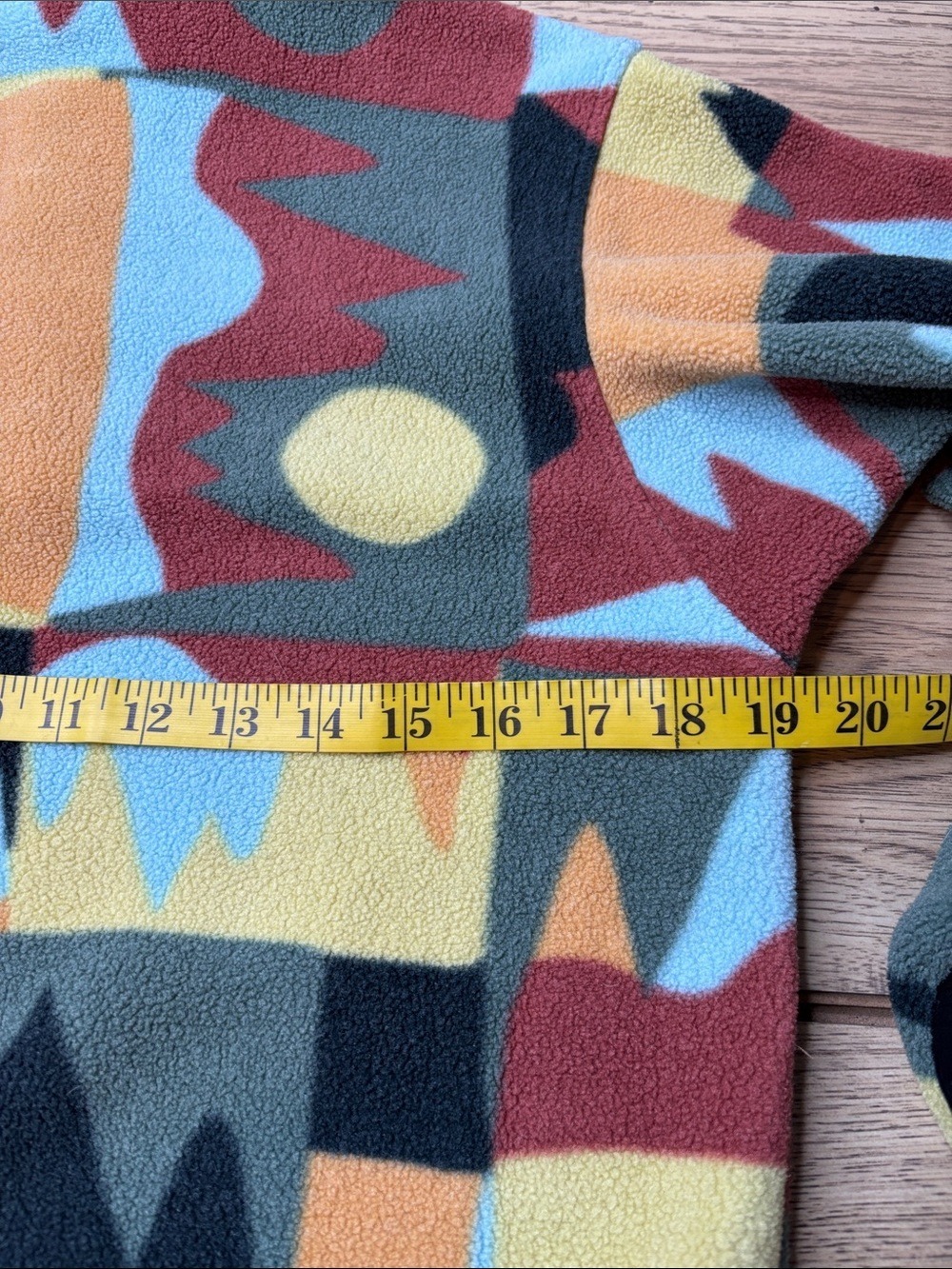 Youth Patagonia Synchilla Snap T Multicolor Geometric Fleece Pullover Size XL - Picture 5 of 6